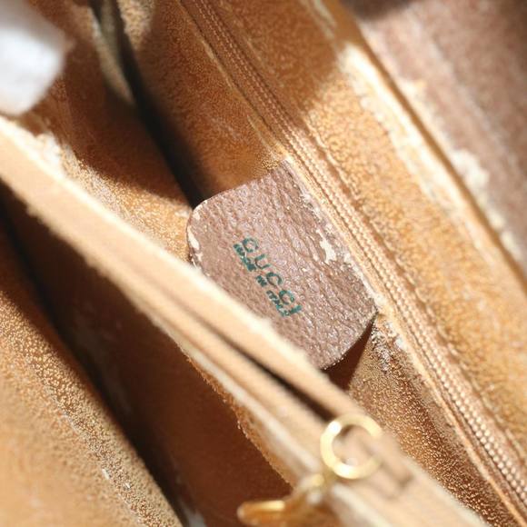 GUCCI Bamboo Hand Bag Suede Brown 082 2853 0260 0 Auth bs9787 - Picture 9 of 16